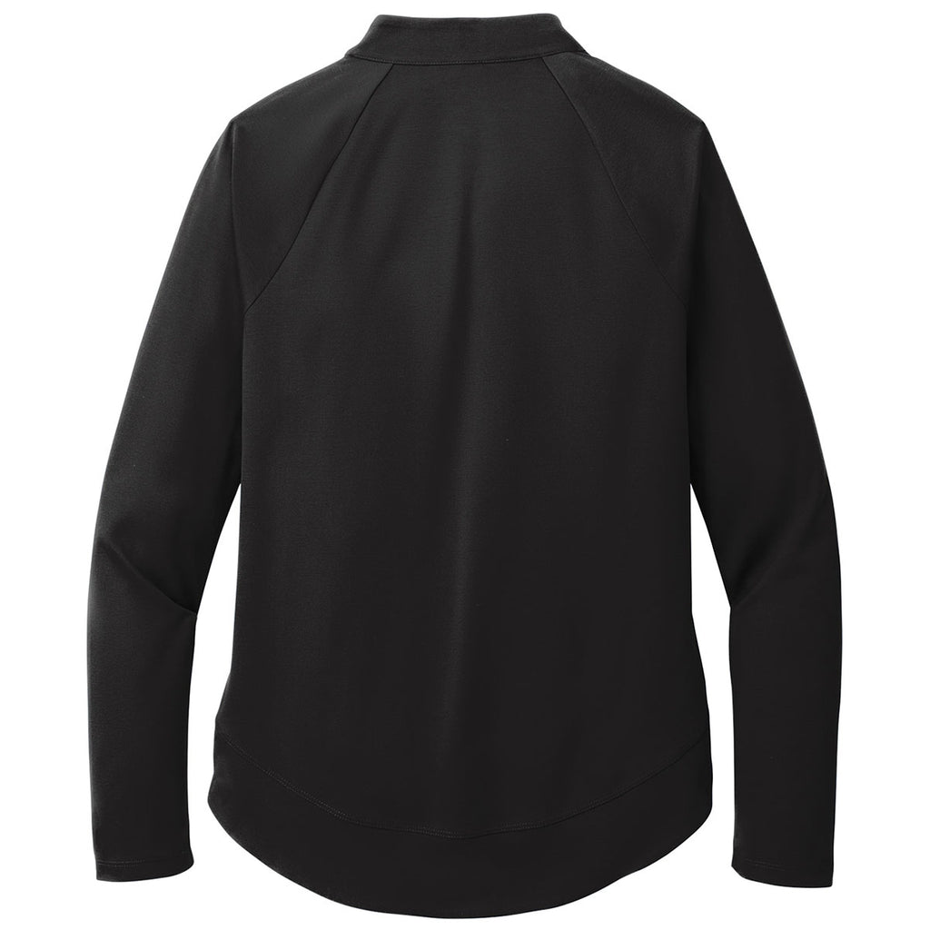 Port Authority Women's Deep Black C-FREE Cypress 1/4 Zip