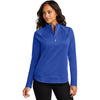 Port Authority Women's True Royal C-FREE Cypress 1/4 Zip