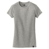 New Era Women's Light Graphite Twist Heritage Blend Crew Tee