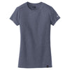 New Era Women's True Navy Heather Heritage Blend Crew Tee