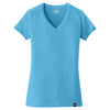 New Era Women's Sky Blue Heritage Blend V-Neck Tee