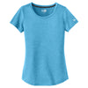 New Era Women's Sky Blue Series Performance Scoop Tee