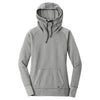 New Era Women's Shadow Grey Heather Tri-Blend Fleece Pullover Hoodie