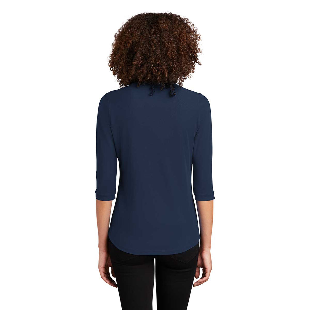 OGIO Women's Navy Jewel Henley