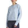 UNRL Women's Sky Blue LuxBreak Oversized Hoodie