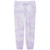 Port & Company Women's Amethyst Beach Wash Cloud Tie-Dye Sweatpant