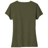 Port & Company Women's Military Green Heather Tri-Blend V-Neck Tee