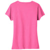 Port & Company Women's Neon Pink Heather Fan Favorite Blend V-Neck Tee