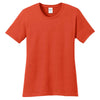 Port & Company Women's Orange Core Cotton Tee