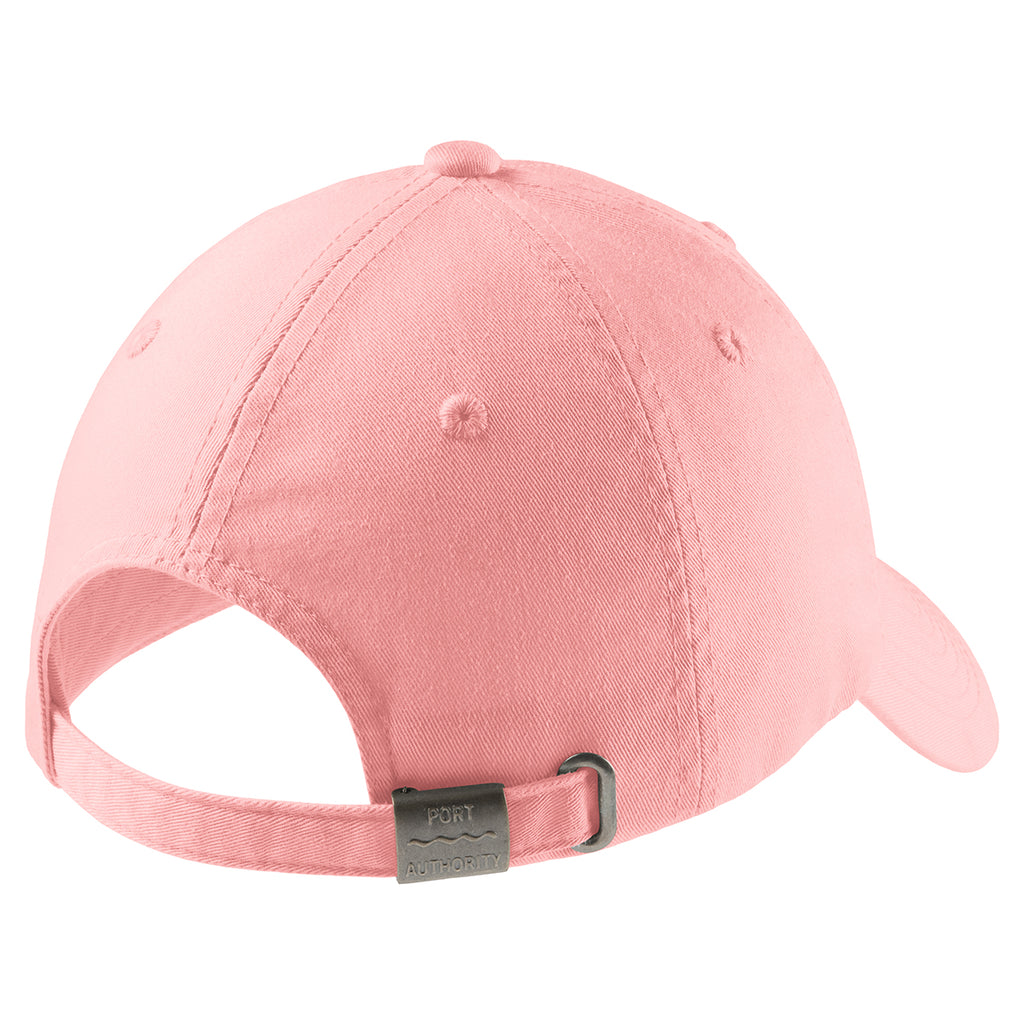 Port Authority Women's Light Pink Garment Washed Cap