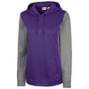 Clique Women's College Purple Helsa Sport Colorblock Pullover