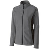 Clique Women's Grey Summit Microfleece Hybrid Full Zip