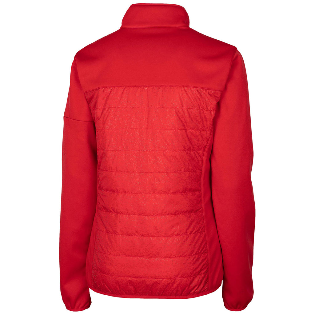 Clique Women's Red Fiery Hybrid Jacket