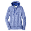 Sport-Tek Women's True Royal PosiCharge Electric Heather Fleece Hooded Pullover