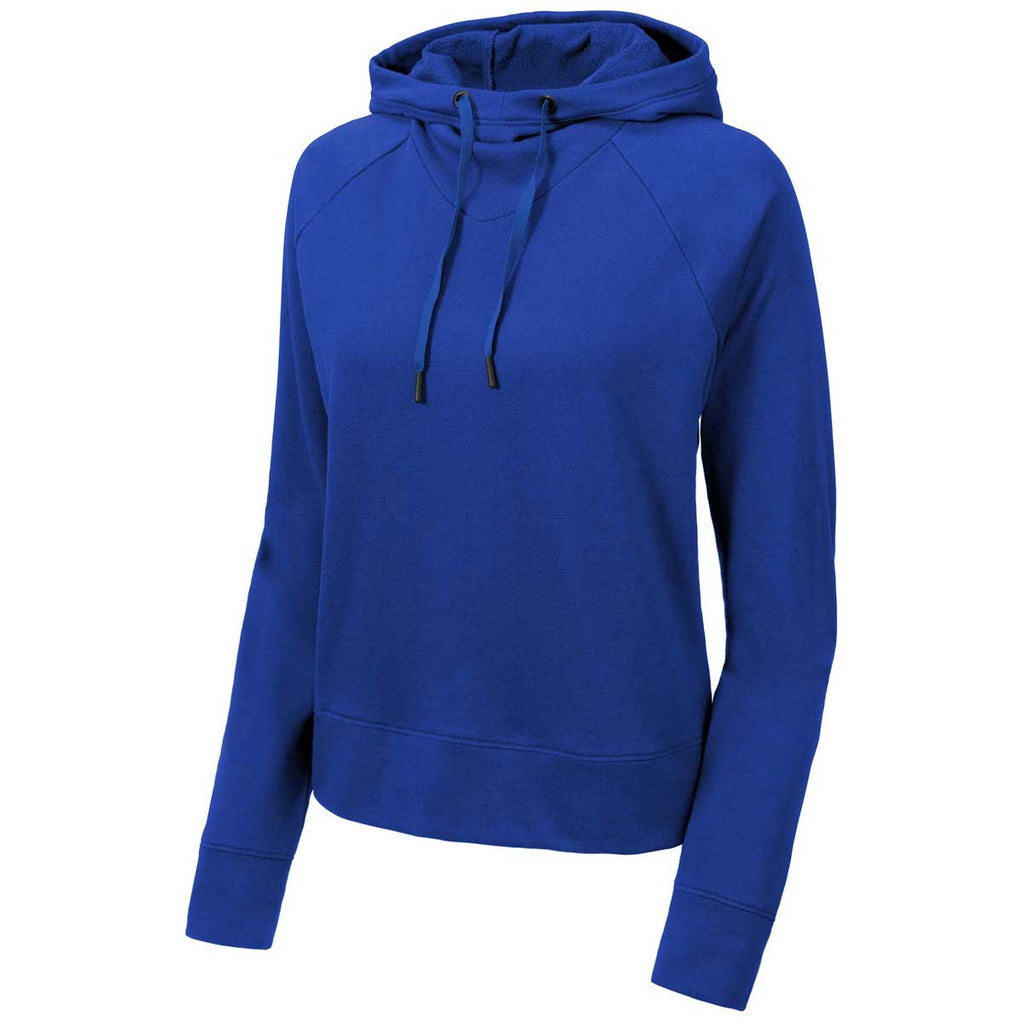 Sport-Tek Women's True Royal Lightweight French Terry Pullover Hoodie