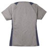 Sport-Tek Women's Vintage Heather/True Navy Heather Colorblock Contender V-Neck Tee