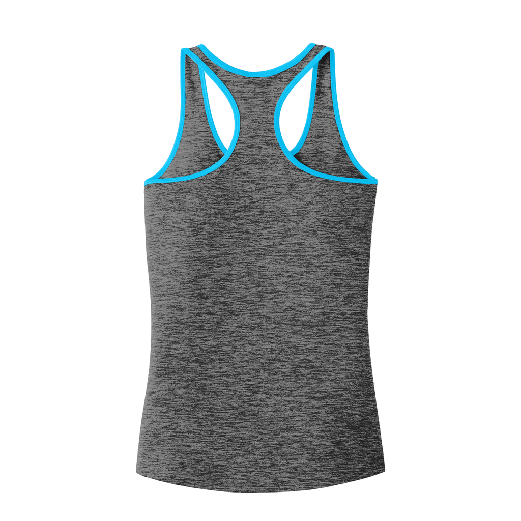 Sport-Tek Women's Atomic Blue PosiCharge Electric Heather Racerback Tank