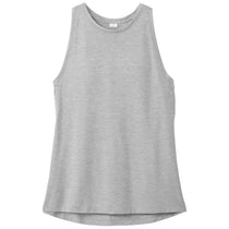 Sport-Tek Women's Light Grey Heather PosiCharge Tri-Blend Wicking Tank