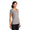 Sport-Tek Women's Light Grey Heather/Light Grey Endeavor Short Sleeve Tee