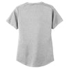 Sport-Tek Women's Light Grey Heather Endeavor Henley