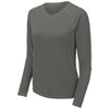 Sport-Tek Women's Dark Smoke Grey Long Sleeve Rashguard Tee