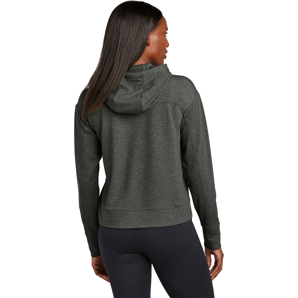 Sport-Tek Women's Dark Grey Heather Sport-Wick Flex Fleece Pullover Hoodie