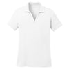 Sport-Tek Women's White PosiCharge RacerMesh Polo