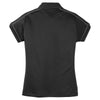 Sport-Tek Women's Black Contrast Stitch Micropique Sport-Wick Polo