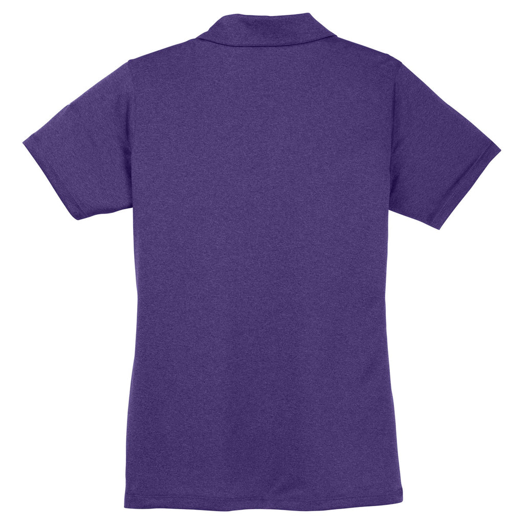 Sport-Tek Women's Varsity Purple Heather Contender Polo