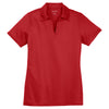 Sport-Tek Women's True Red PosiCharge Active Textured Polo