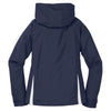 Sport-Tek Women's True Navy/White Colorblock Hooded Raglan Jacket