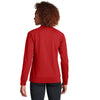 Sport-Tek Women's Deep Red Sport-Wick Stretch Full-Zip Cadet Jacket