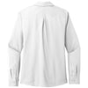 Port Authority Women's White Long Sleeve Performance Staff Shirt