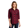 Port Authority Women's Rich Red Everyday Plaid Shirt