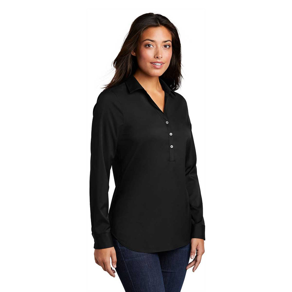 Port Authority Women's Black City Stretch Tunic