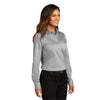 Port Authority Women's Gusty Grey Long Sleeve SuperPro React