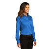 Port Authority Women's Strong Blue Long Sleeve SuperPro React