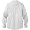 Port Authority Women's White Long Sleeve SuperPro React