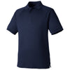 Harriton Men's Dark Navy Charge Snag and Soil Protect Polo