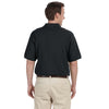 Harriton Men's Black 5.6 oz. Tall Easy Blend Polo