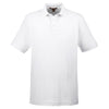 Harriton Men's White 5 oz. Blend-Tek Polo