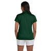 Harriton Women's Dark Green 4 oz. Polytech Polo