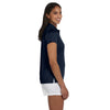 Harriton Women's Navy 4 oz. Polytech Polo