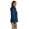 Harriton Women's Dark Denim 6.5 oz. Long-Sleeve Denim Shirt