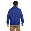 Harriton Men's True Royal/Black Fleece-Lined Nylon Jacket