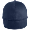 Harriton Dark Navy ClimaBloc Ear-Flap Cap