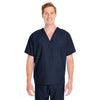 Harriton Men's Dark Navy Restore 4.9 oz. Scrub Top