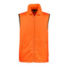 Harriton Men's Safety Orange 8 oz. Fleece Vest