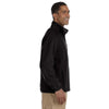 Harriton Men's Black 8 oz. Full-Zip Fleece