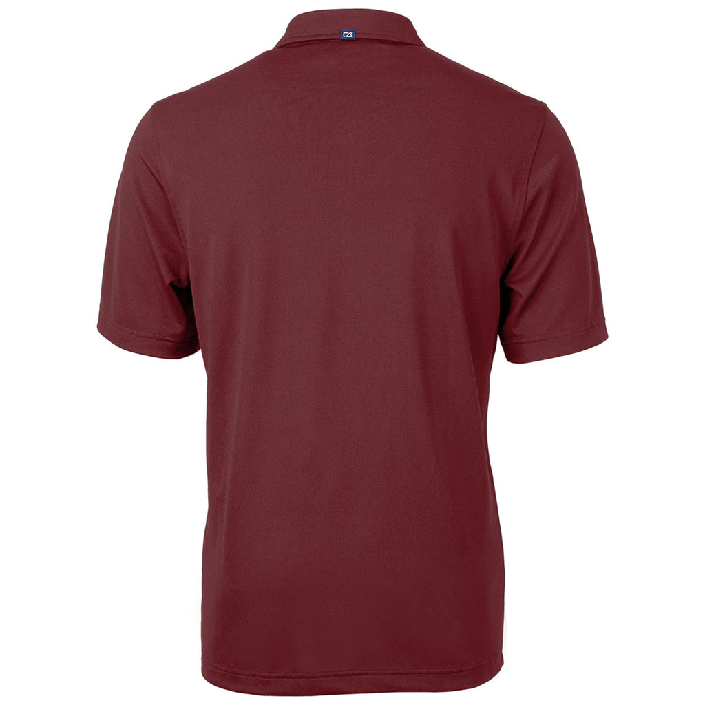 Cutter & Buck Men's Bordeaux Virtue Eco Pique Recycled Polo